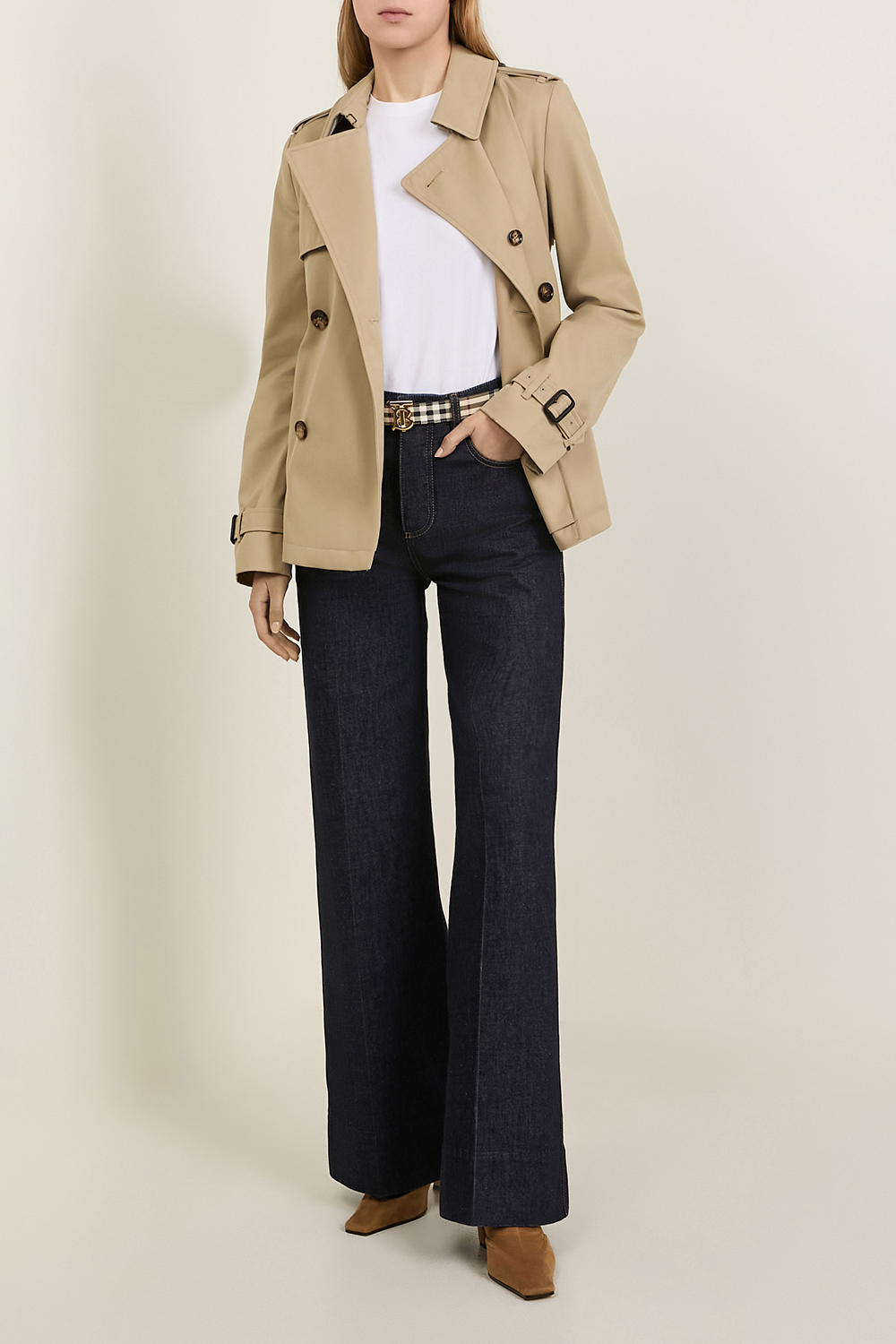 מעיל טרנץ' קצר BURBERRY